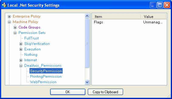 DealAxis permission set